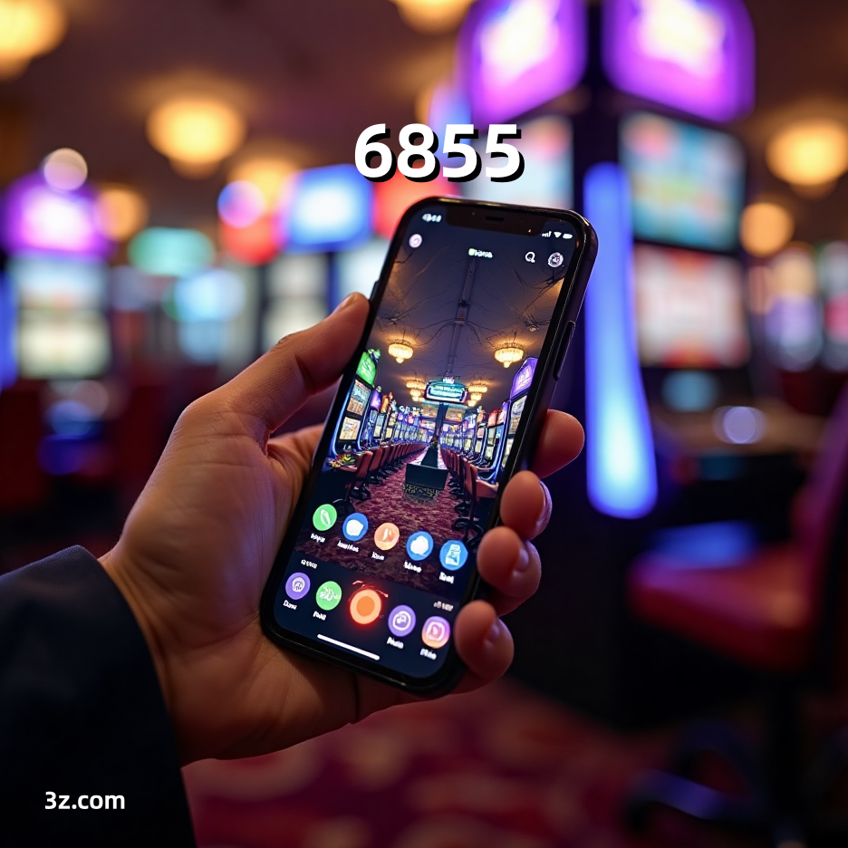 Imagem promocional da 6855 mostrando a plataforma e suas vantagens